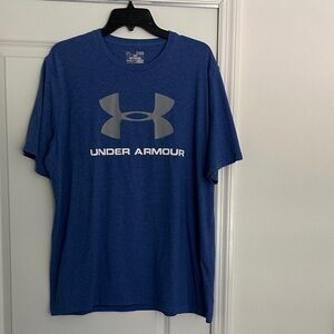 Under Armour Men's Short Sleeve Tee in Blue and Gray